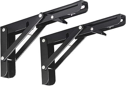 Folding Shelf Brackets, 40cm Heavy Duty Collapsible Shelf Bracket 20 CM Shelf Bracket-image-30
