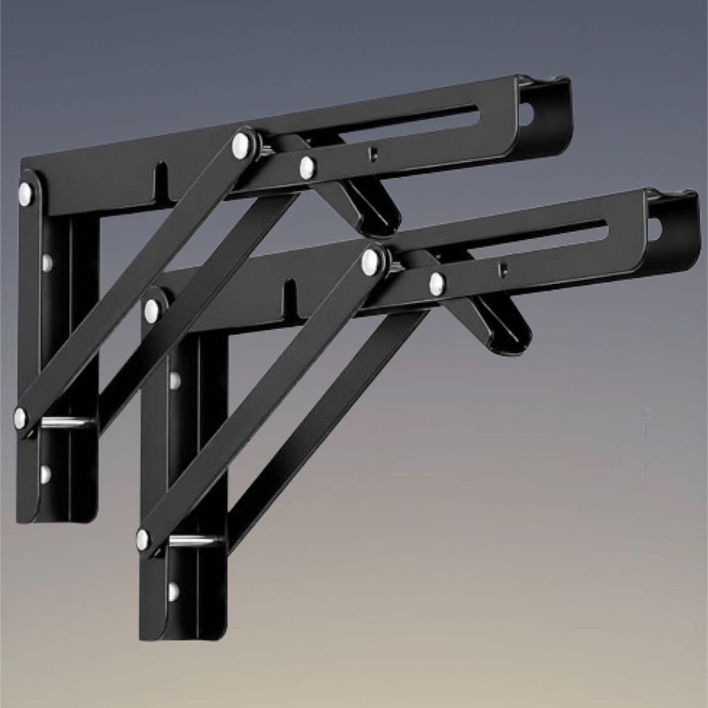 astahub Durable Metal Fold Down Bracket for Shelf Support 20cm Shelf Bracket-picture-47