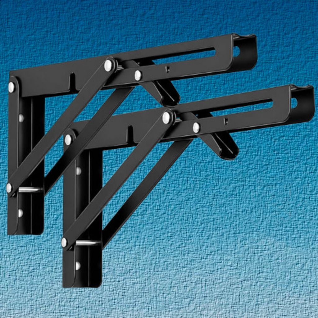 Foldable Wall Bracket Support for Custom Shelving 20cm Shelf Bracket-image-6