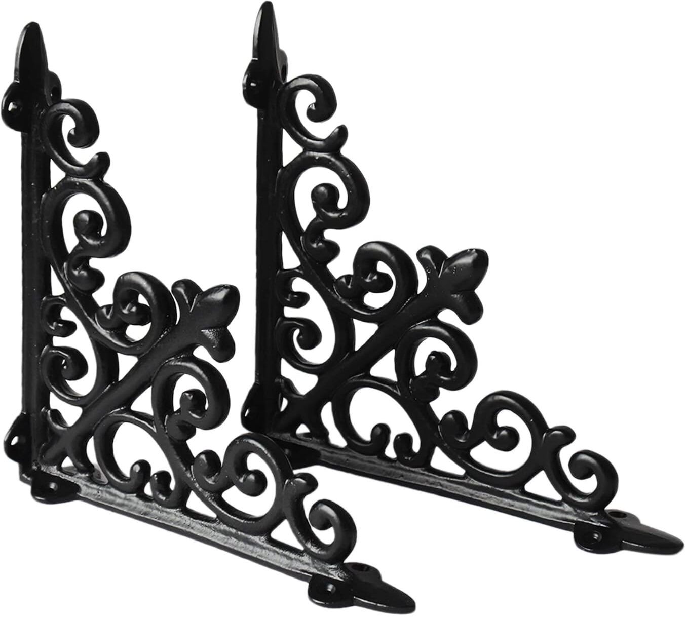 bosco Heavy Duty Wall Shelf Bracket Set with Fitting | Shelf Support for Home & Office 8 X 8 Inch Shelf Bracket-picture-29
