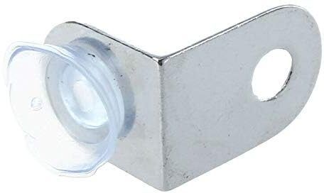 padmavathi enterprises 2X(10pcs Glass Shelf Right Angle Fixing Clip Bracket with Suction Cup R6K6) 5 Shelf Bracket-picture-26