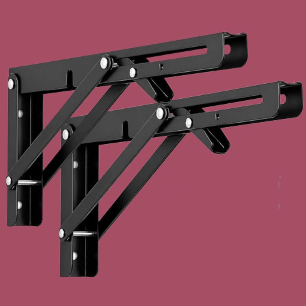 astahub Heavy Duty Iron Folding Shelf Bracket for Long Term Use 20cm Shelf Bracket-picture-48