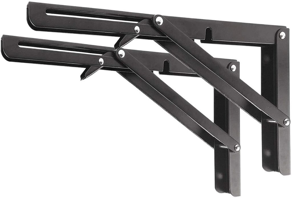 Foldable Wall Shelf Bracket – Black – Pack of 2____ 50 Shelf Bracket-image-31