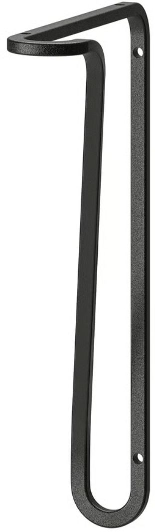 ikea FÖRLÄGGARE Bracket, black, 18x25 cm (7x9 ¾ ") 18x25 cm Shelf Bracket-picture-31