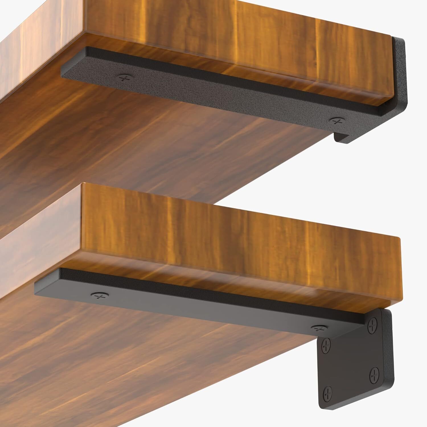 arjun impex 5 Inch Heavy Duty Floating Shelf Bracket | Wall Mounted L Bracket 5 Inches Shelf Bracket-picture-29