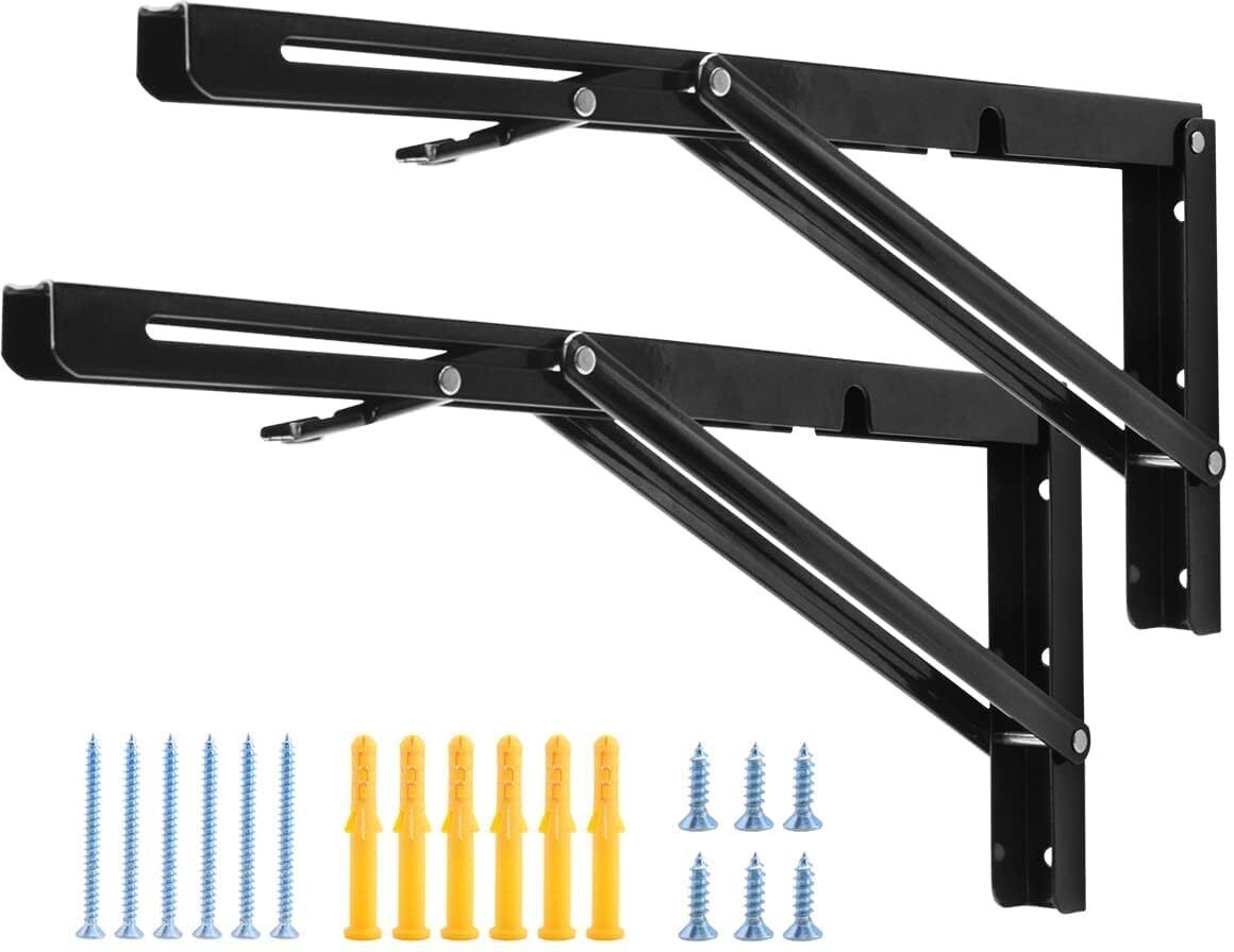 L Angle Bracket 40cm Heavy Duty Foldable Wall Mounted Shelf Bracket 40 Shelf Bracket-image-37