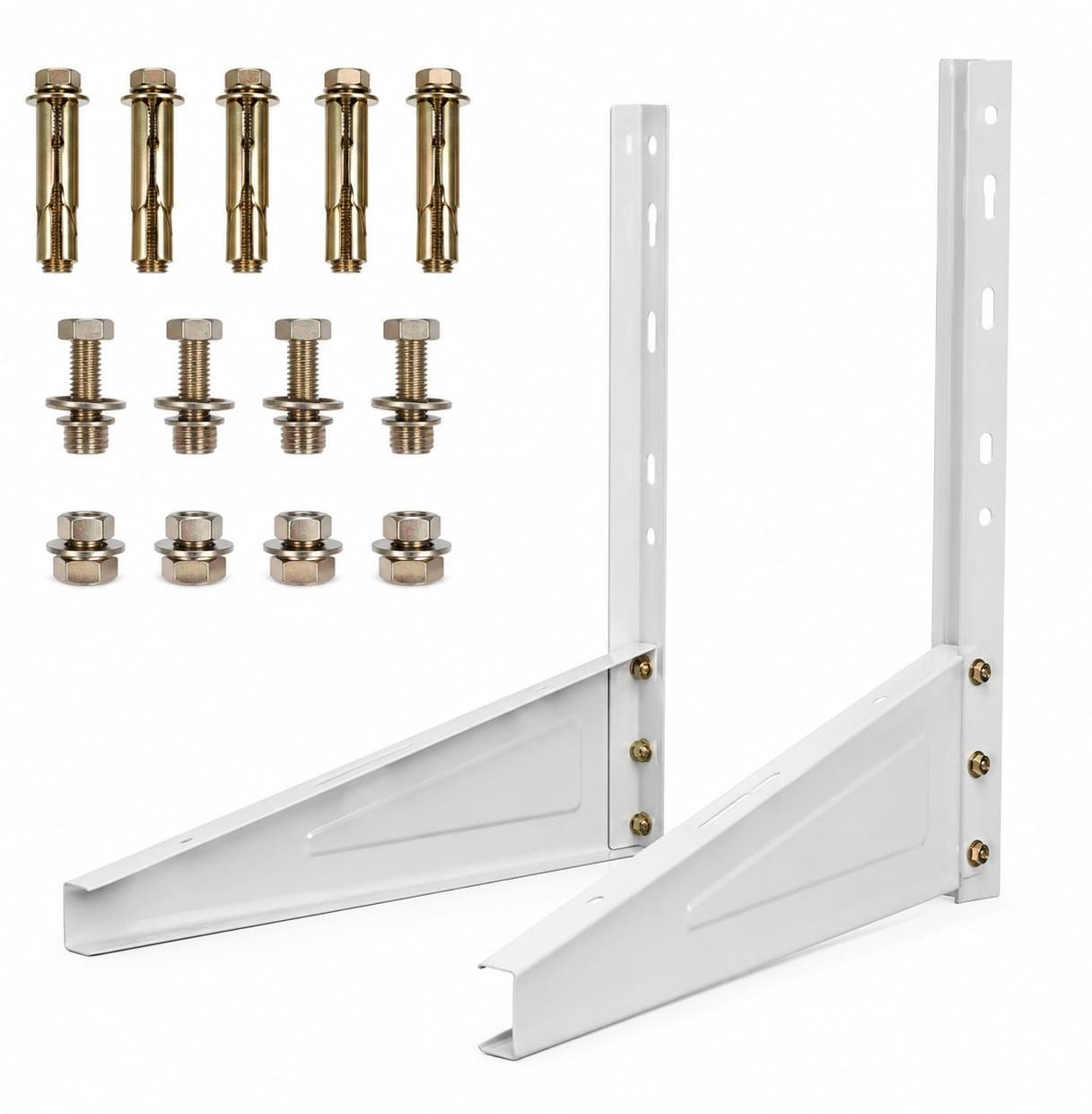 Durable Wall Mount Split AC (Compressor) Stand 45 cm Shelf Bracket-image-5