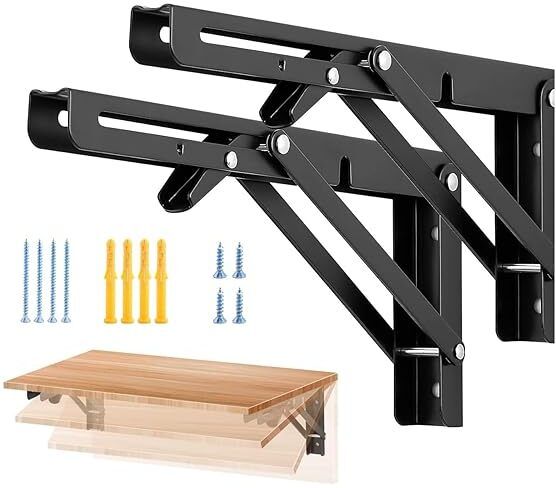 L Angle Bracket 40cm Heavy Duty Foldable Wall Mounted Shelf Bracket 40 CM Shelf Bracket-image-38