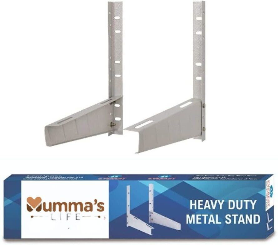 Metal Wall Mounted Heavy Duty Air Conditioner Outdoor Unit (Iron) 50cm x 16cm Shelf Bracket-image-1