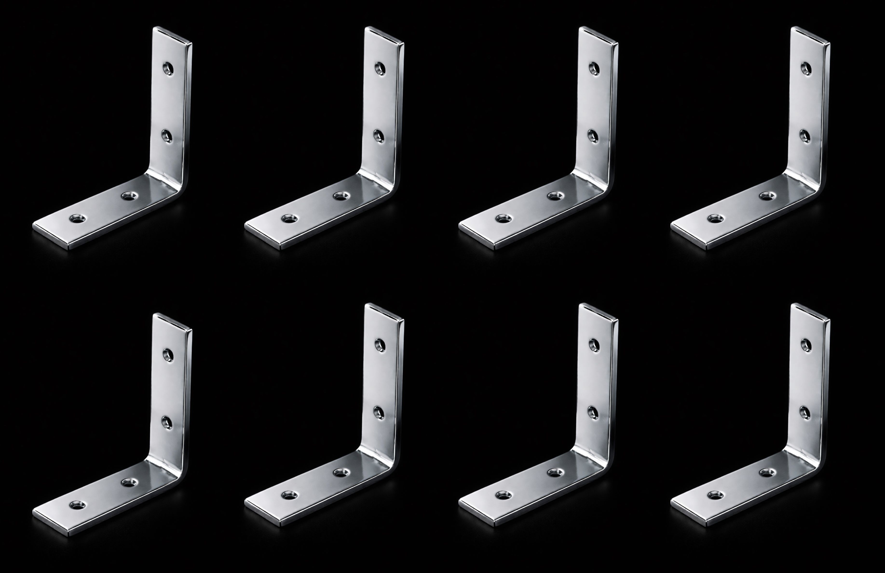 L-Patti Steel L-Shaped Support Angle/ L-Patti / L-Bracket 1.5inch pack of 8/ 1.5inchx1.5inch Shelf Bracket-image-5