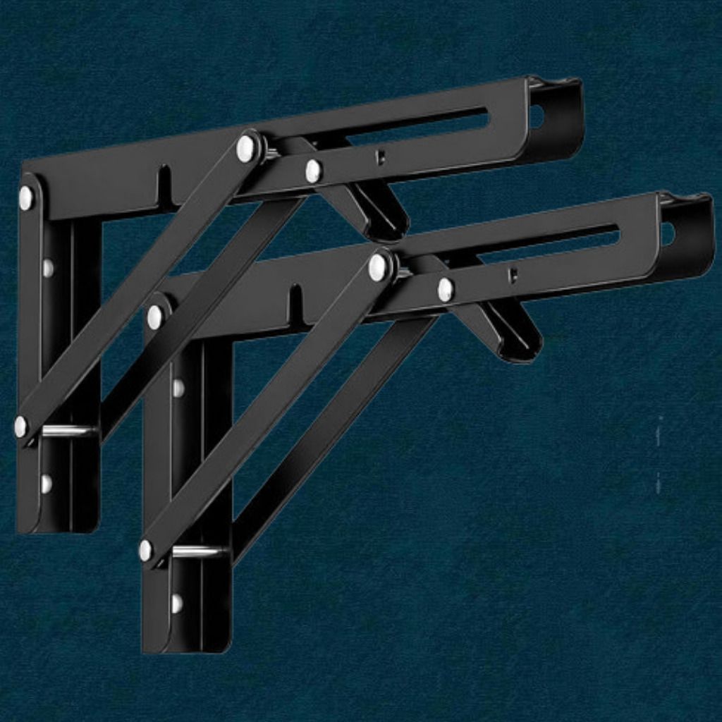 Space Saving Folding Shelf Holder for Small Areas 20cm Shelf Bracket-image-35