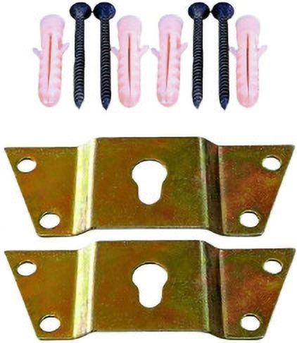 pmw Key Lock Type Fan Wall Mount Bracket Pack of 2 | Includes Screws&Plugs 5 Shelf Bracket-picture-20