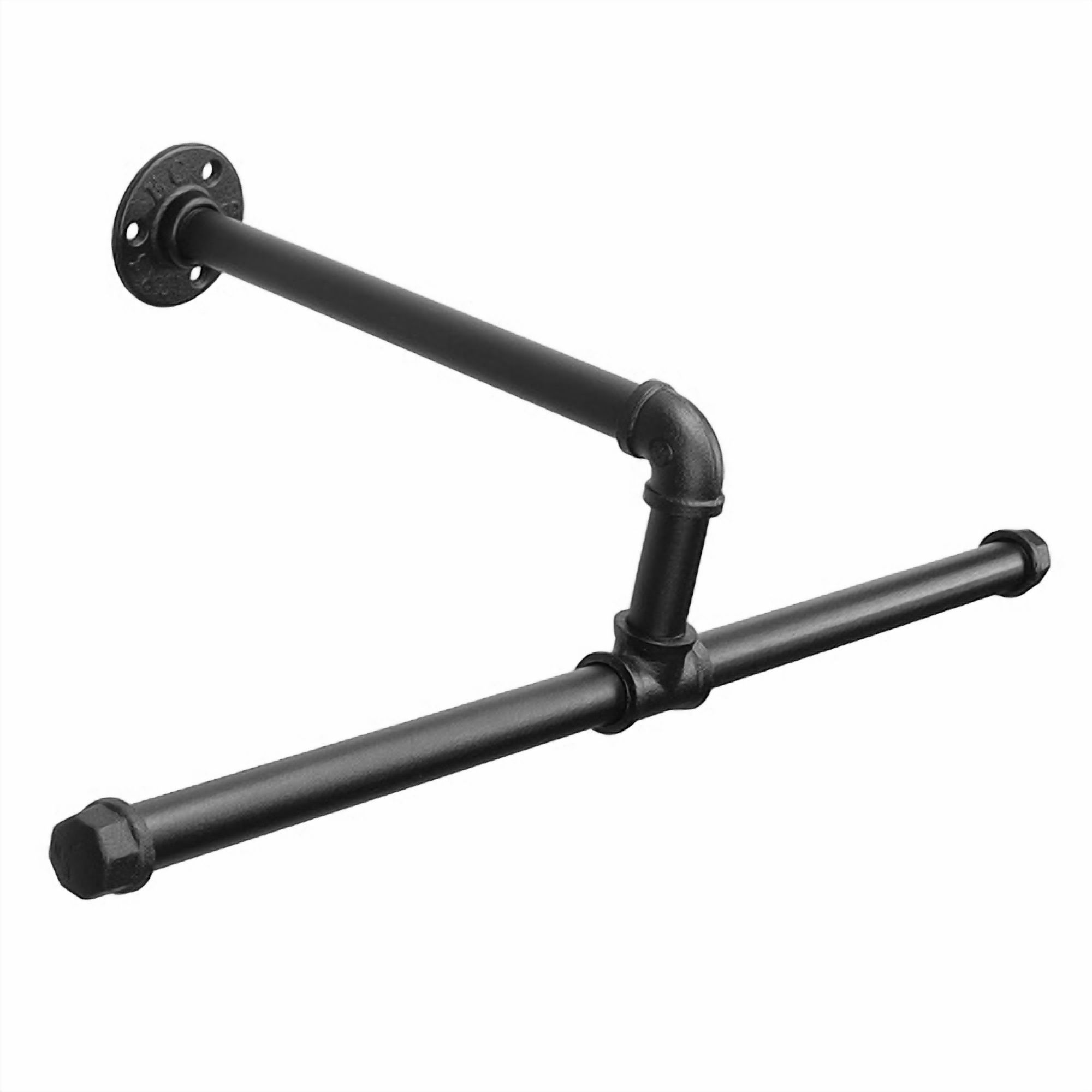 nexgrills 173 Pipe Clothes Rack Wall Mounted/Heavy Duty Rod, for Bedroom/Bathroom & Laundry Room Shelf Bracket-picture-15