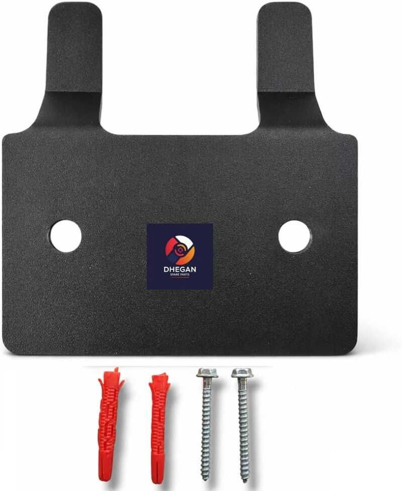 Black Water Heater Clamp Geyser Wall plug&Screw pack of 1 set 9.5cm Shelf Bracket-image-20