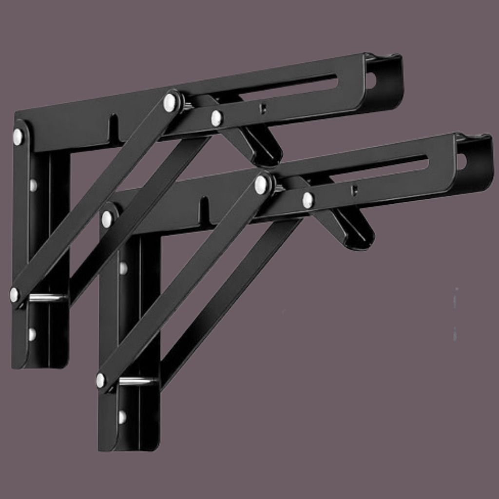 Adjustable Folding Shelf Holder Bracket for Smart Storage 20cm Shelf Bracket-image-2