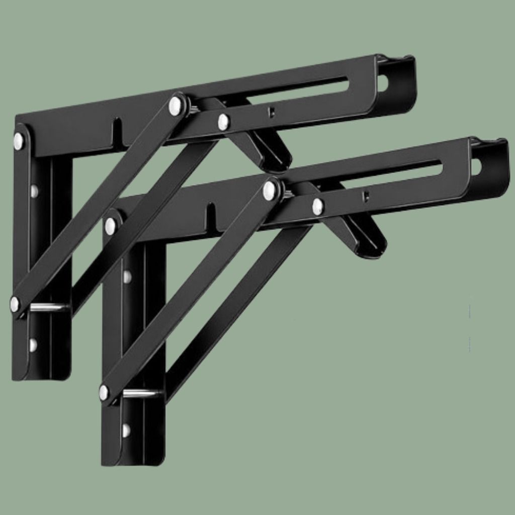 astahub Space Saving Folding Shelf Brackets for Kitchen Bedroom and Garage 20cm Shelf Bracket-picture-36