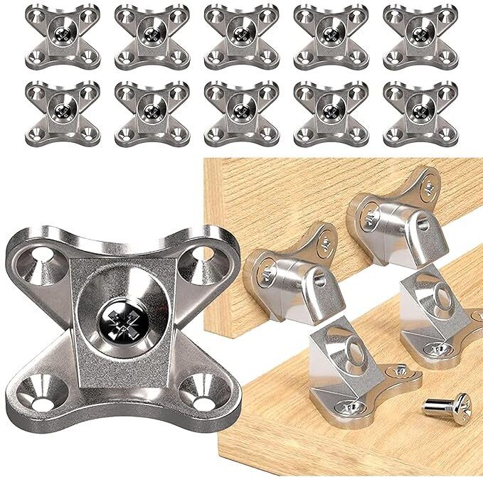 Removable Butterfly Corner Metal Bracket, Heavy Duty L Shape 3.3 INCE Shelf Bracket-image-36