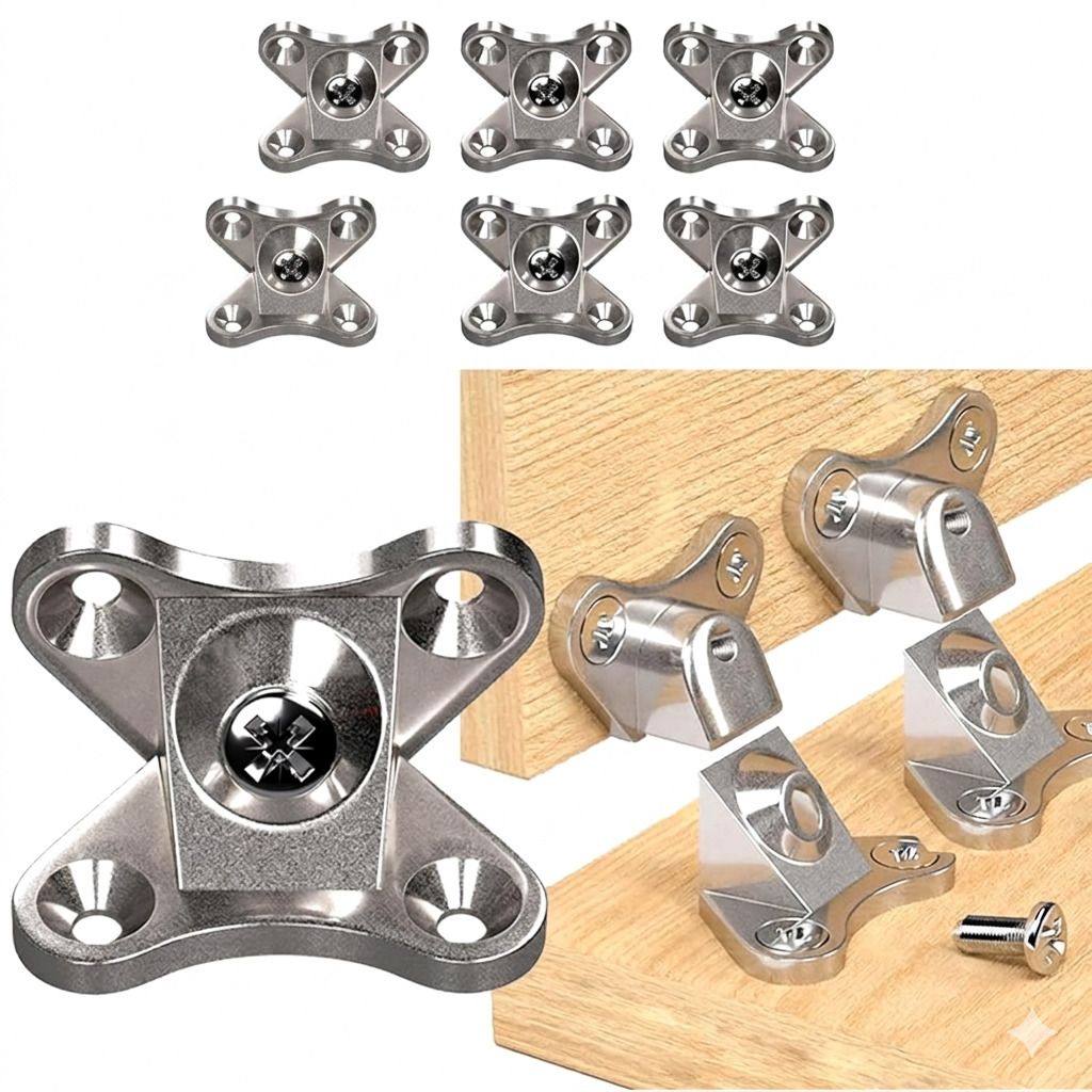 jiyancreation 6 Piece Zinc Alloy Hardware for Cabinets & Shelves 3.37 Shelf Bracket-picture-39