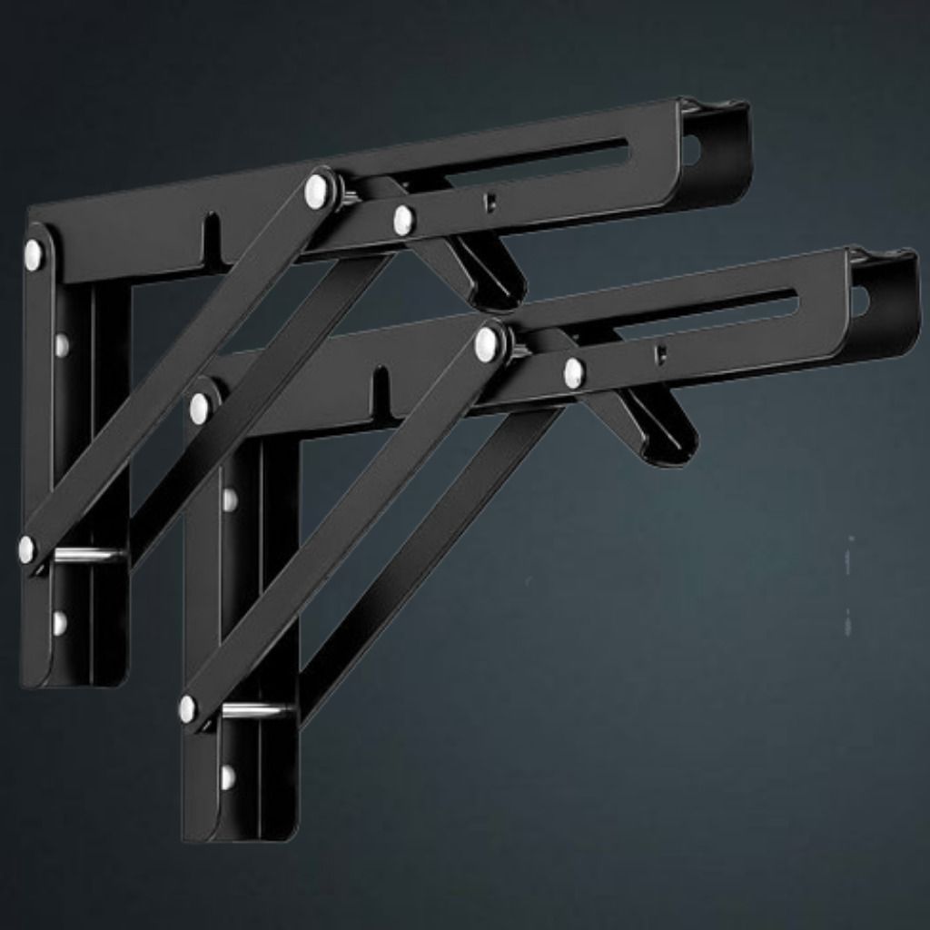 Strong Fold Down Wall Bracket for Foldable Shelves 20cm Shelf Bracket-image-41
