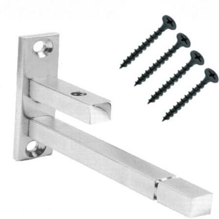 Stainless Steel Fix Size F Bracket/F Type Shelf Support (4inch (L) X 12 mm) Shelf Bracket-image-30