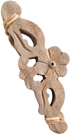 pmw Handcrafted Wooden Corbel Flower Bracket for Wall Shelf, Pack of 2 15cm Shelf Bracket-picture-1
