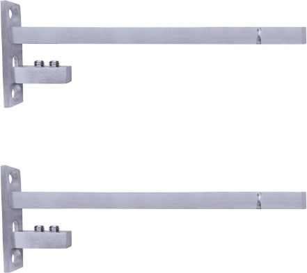 Stainless Steel Floating Wall Shelf Bracket Set for Glass Shelf Mount Support 8MM Shelf Bracket-image-22