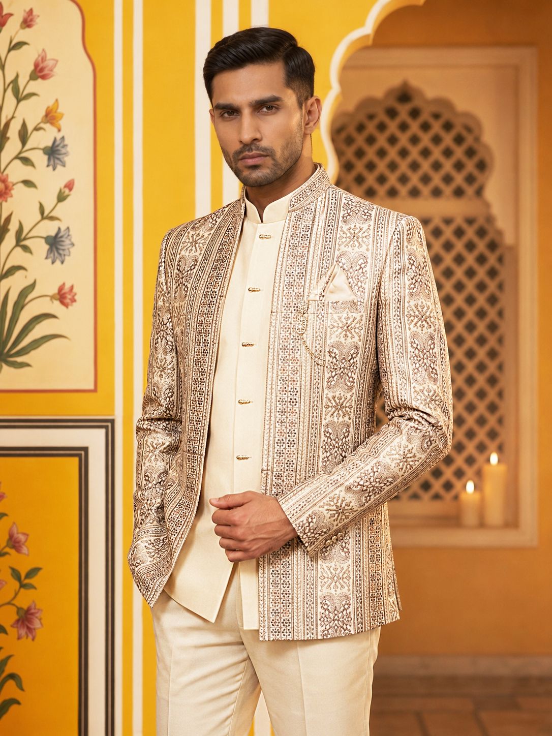 Jompers Embroidered Sherwani-picture-20