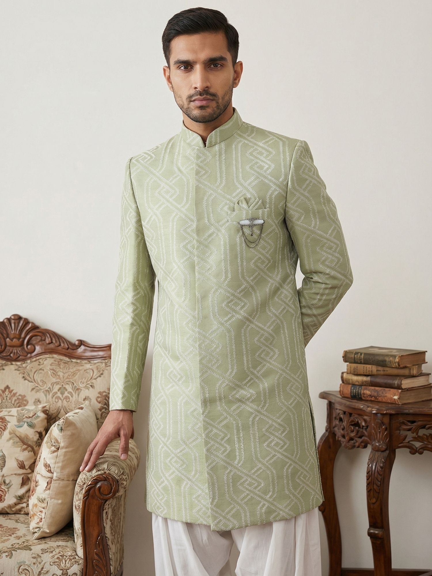Jompers Embroidered Sherwani-picture-26