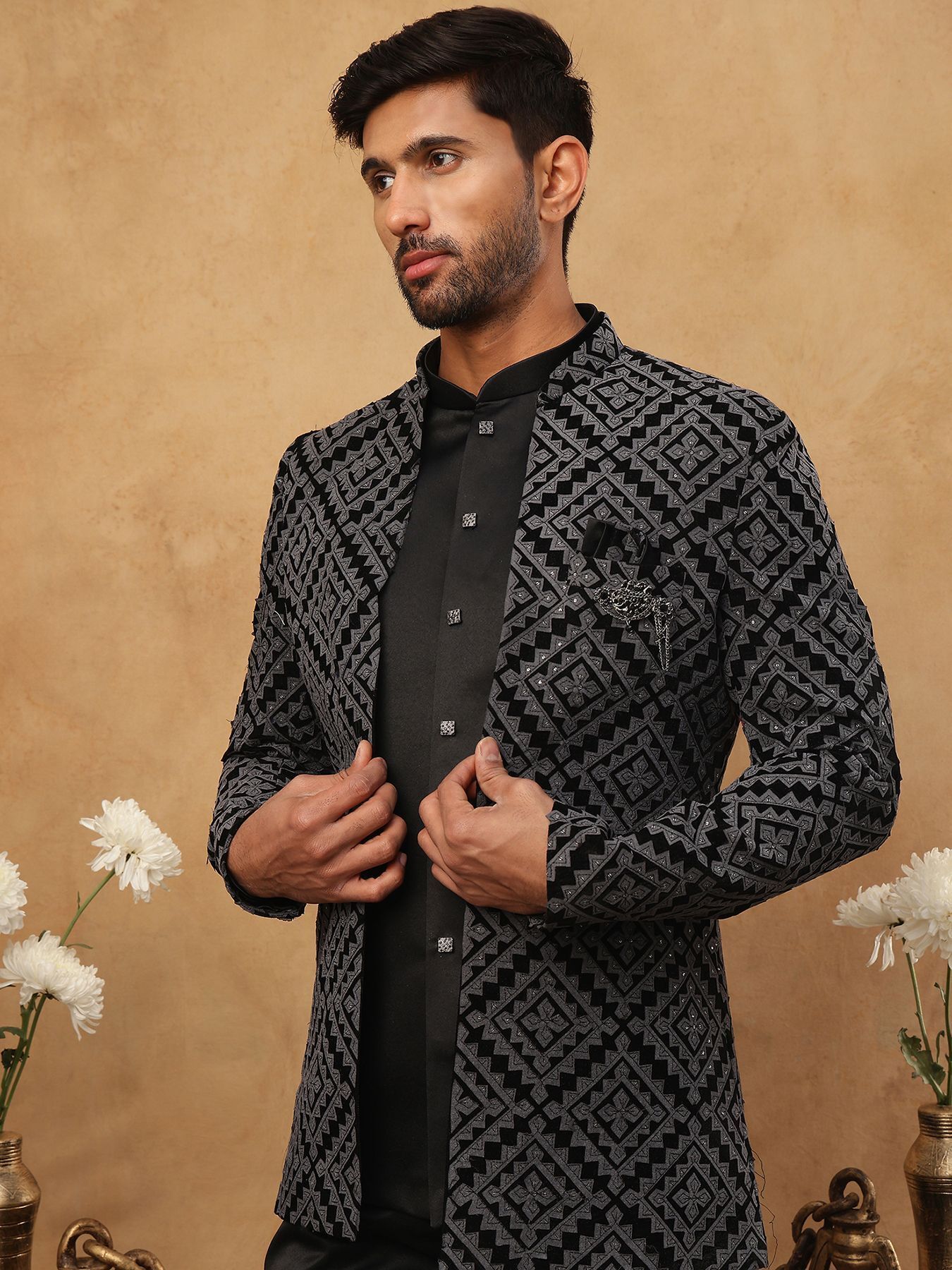 Jompers Printed Sherwani-picture-11
