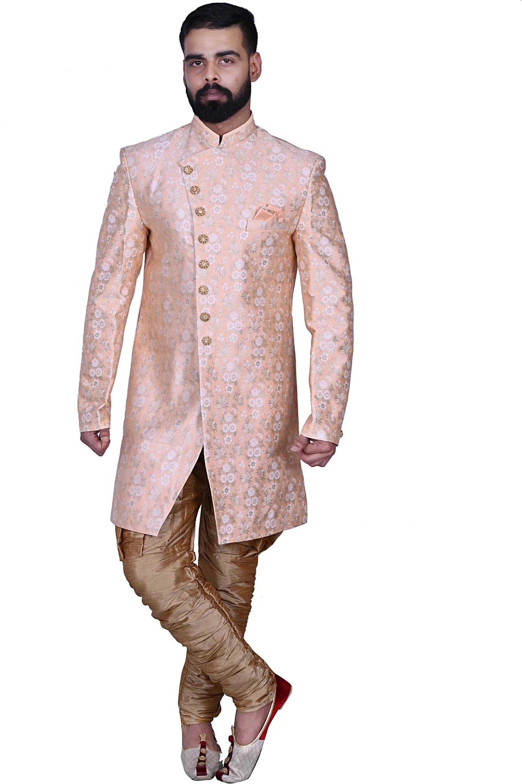 Diamond Style Sherwani For Men's Embroidered Sherwani-picture-25