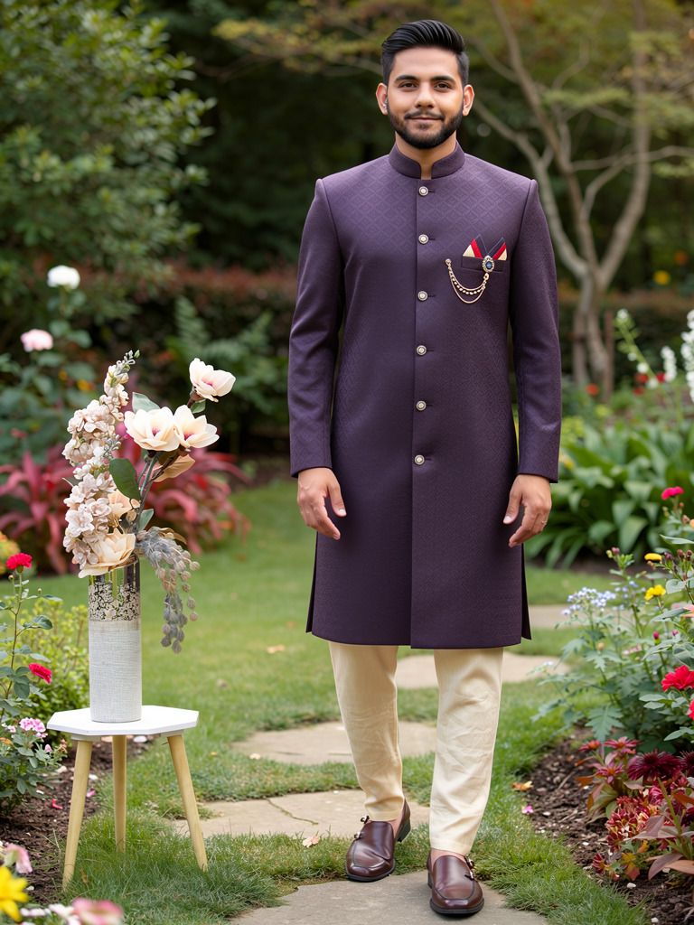 XEPON Embroidered Sherwani