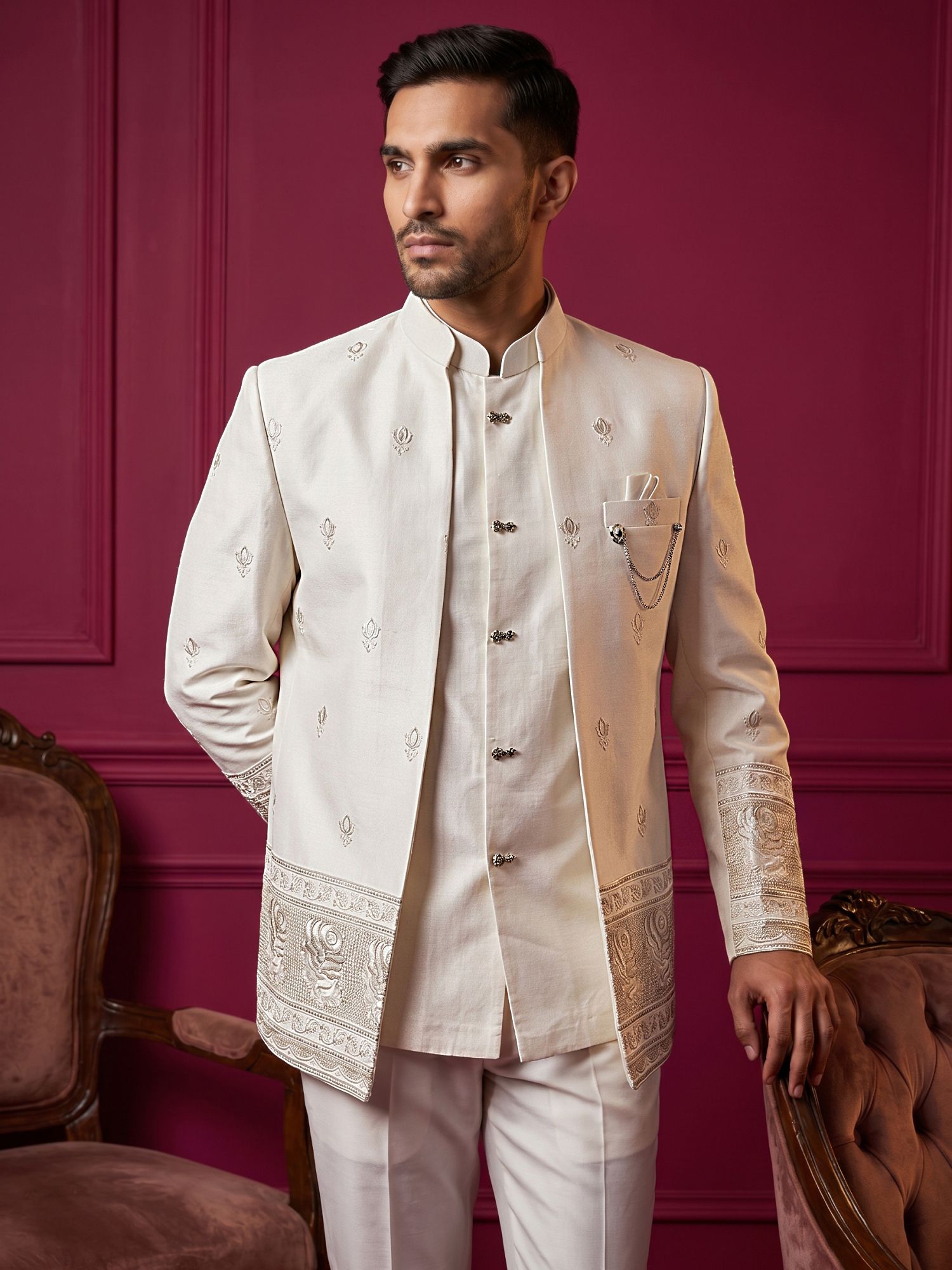 Jompers Embroidered Sherwani-picture-32