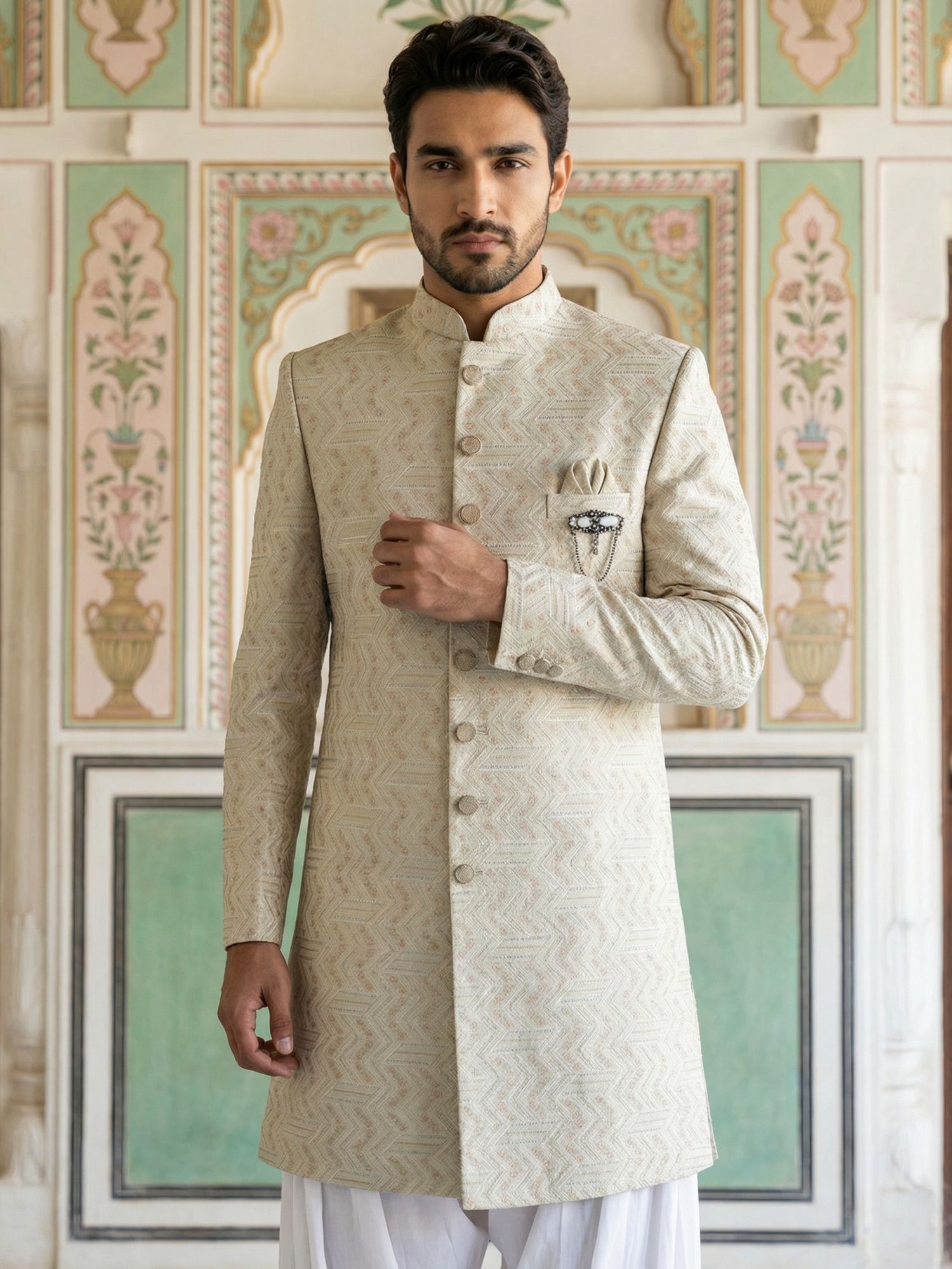 Jompers Embroidered Sherwani-picture-30