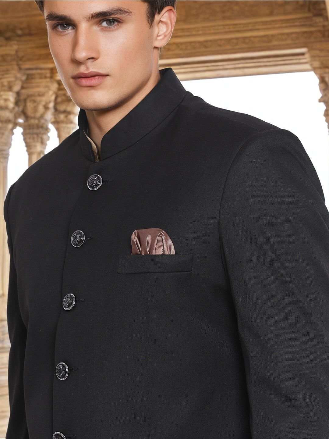 PrintIndia Solid Sherwani-picture-41