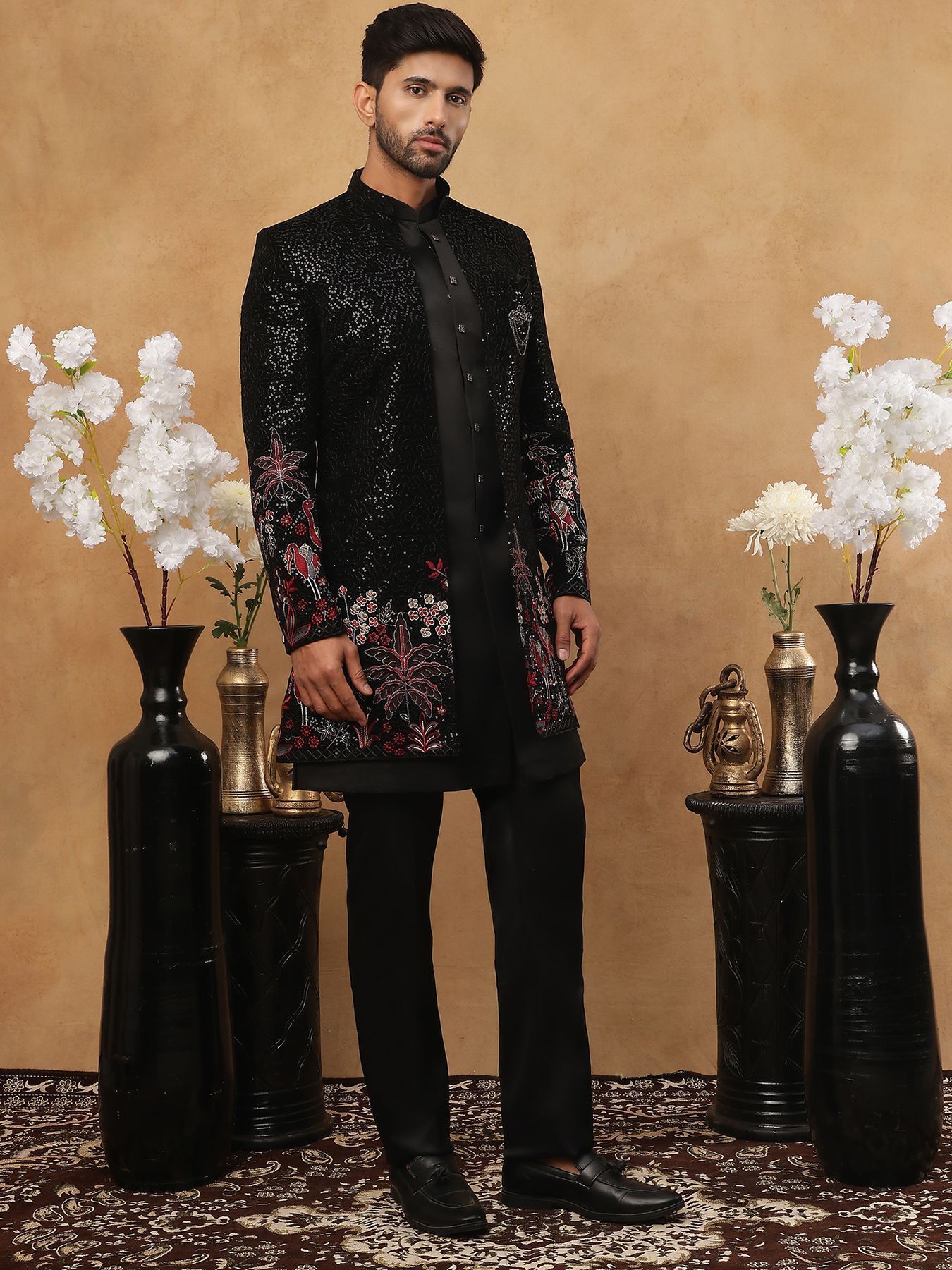 Jompers Embroidered Sherwani-picture-27