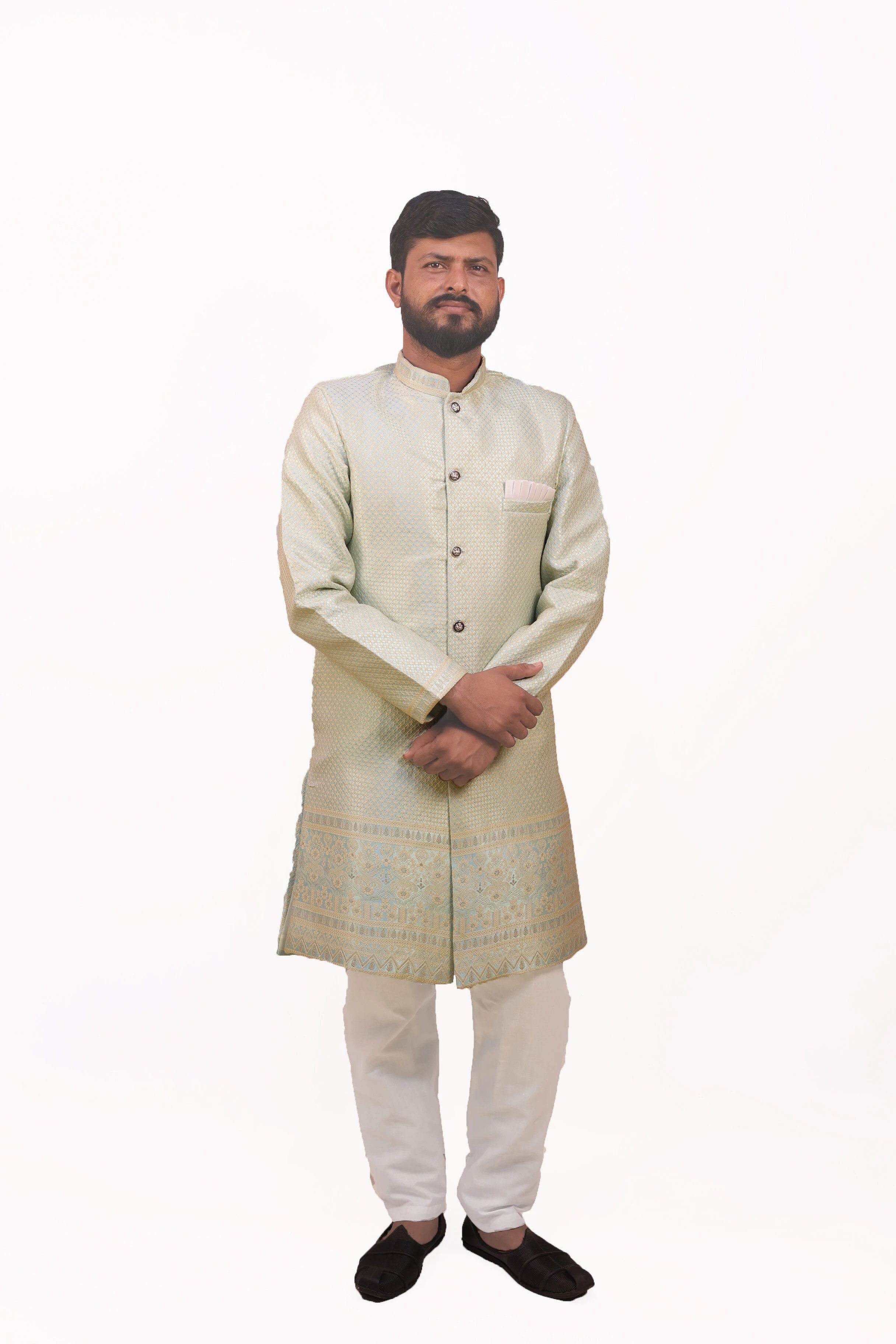 HOC Solid Sherwani-picture-31