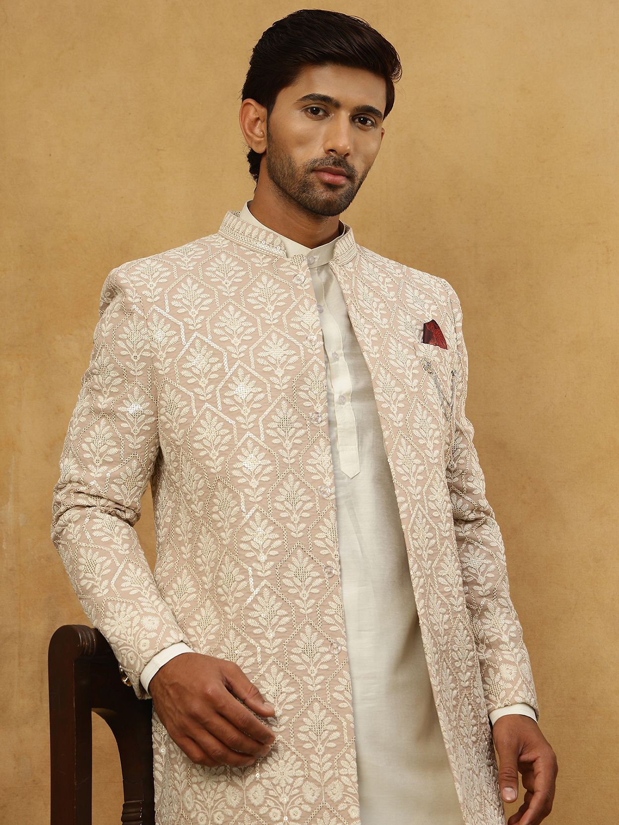 Jompers Embroidered Sherwani-picture-27
