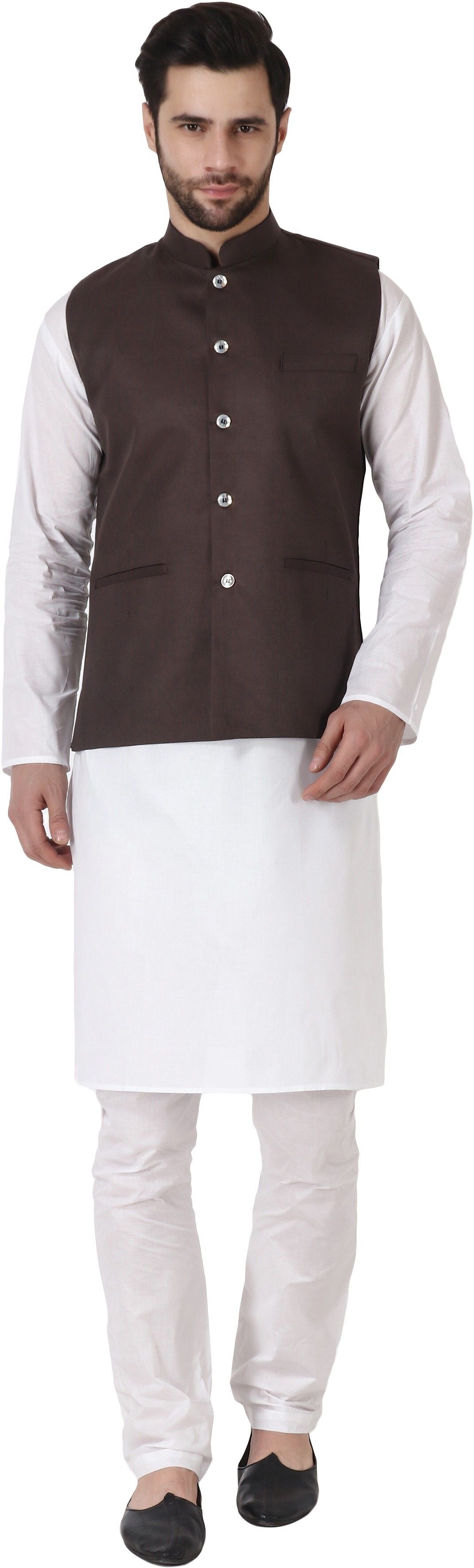 house of common Solid Sherwani