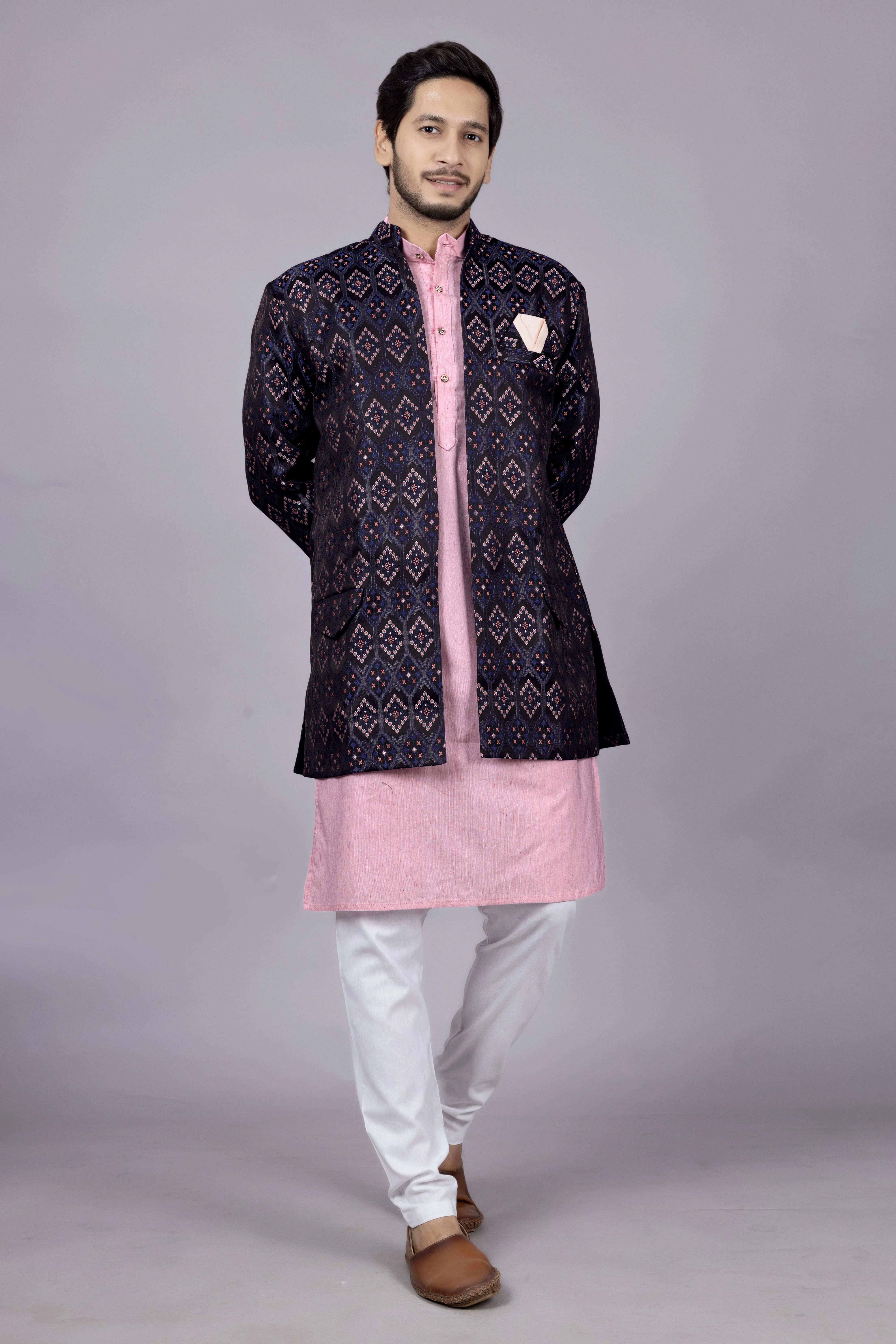 HOC Solid Sherwani-image-29