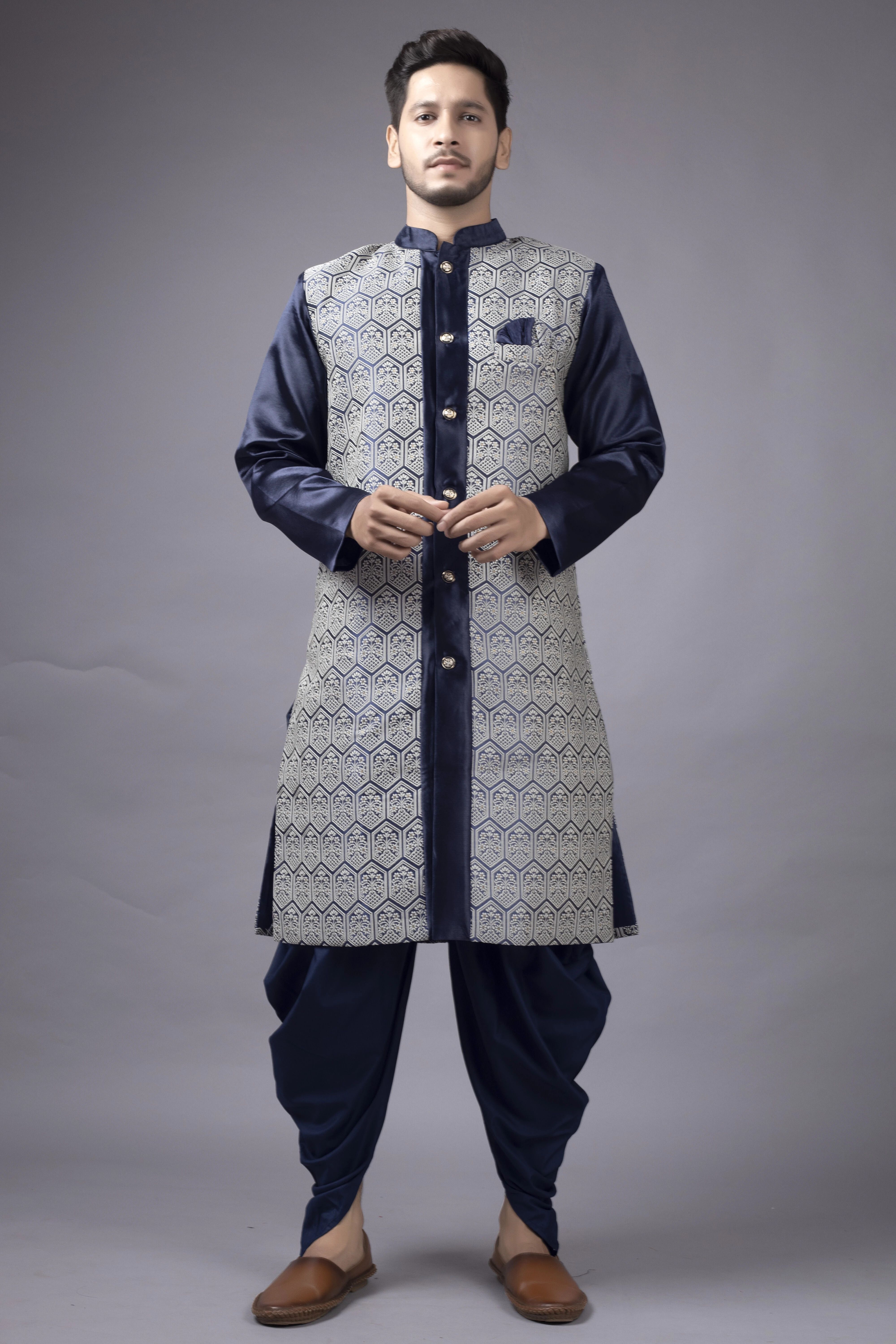 HOC Woven Sherwani-picture-26