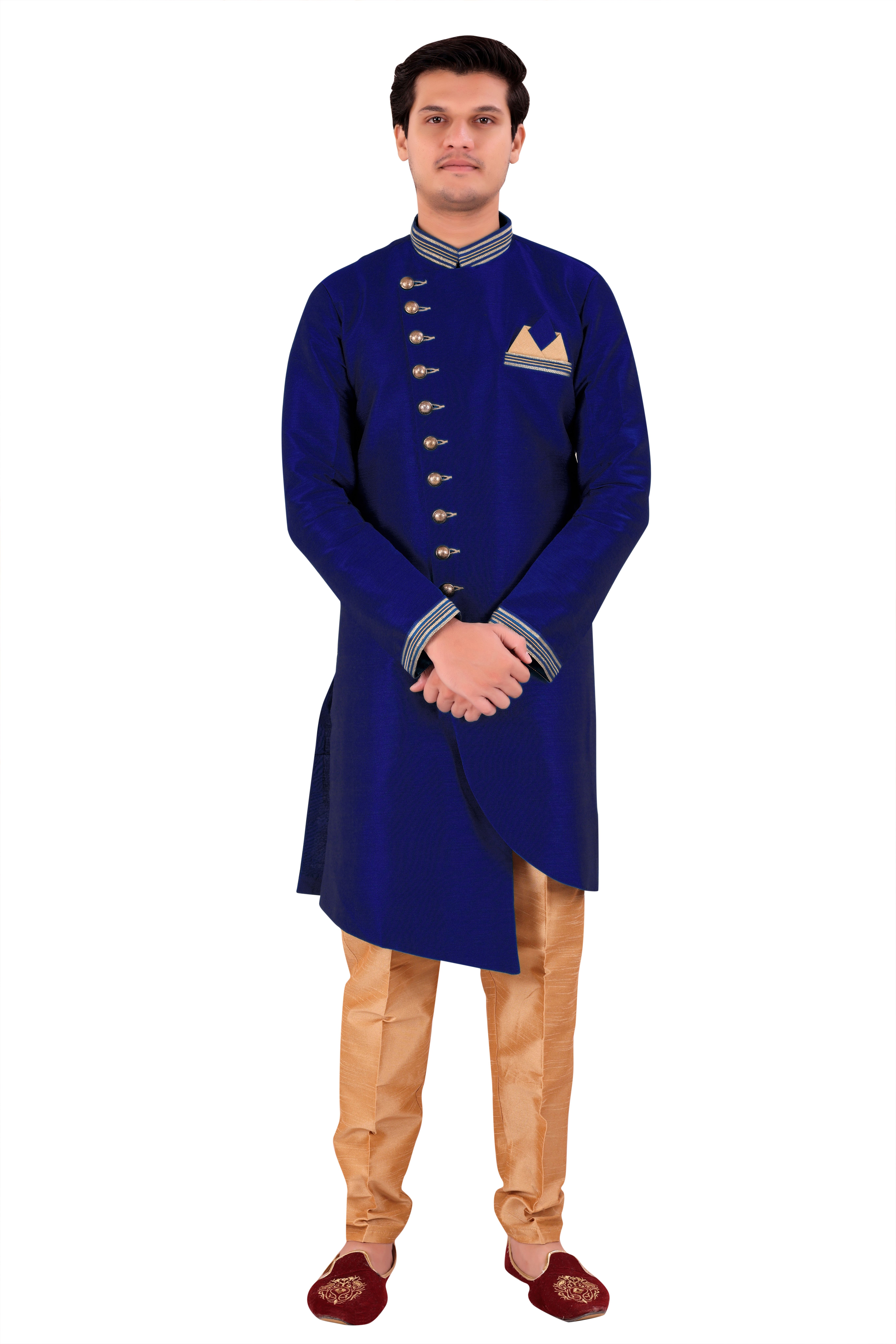 Desi Butik DBMS1013-M Solid Sherwani-picture-35