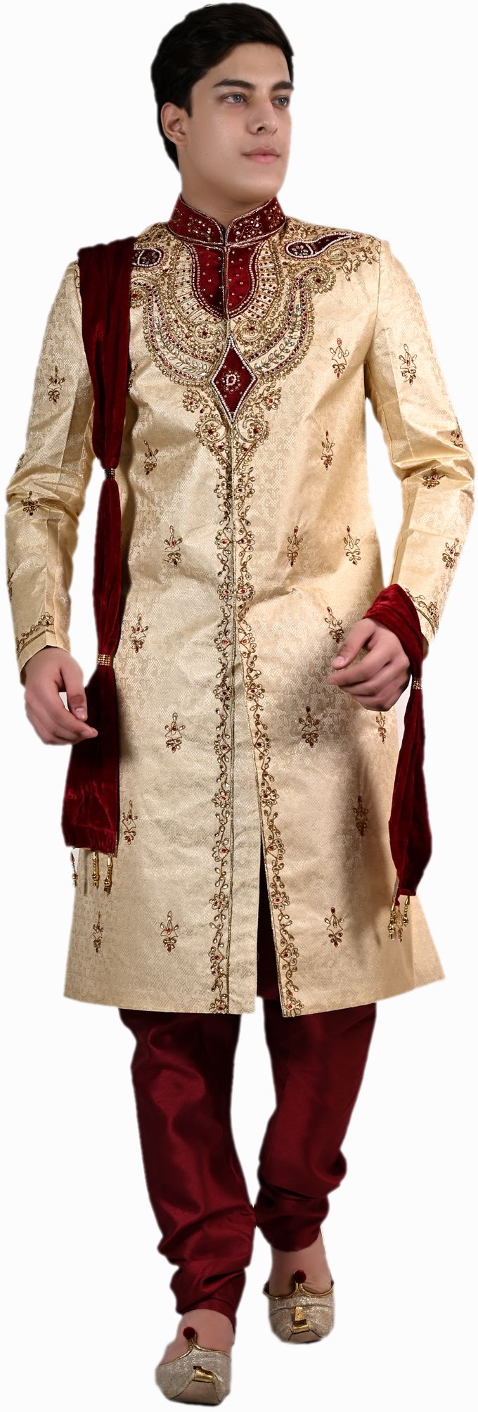 DIAMON STYLEZ Embroidered Sherwani-picture-43