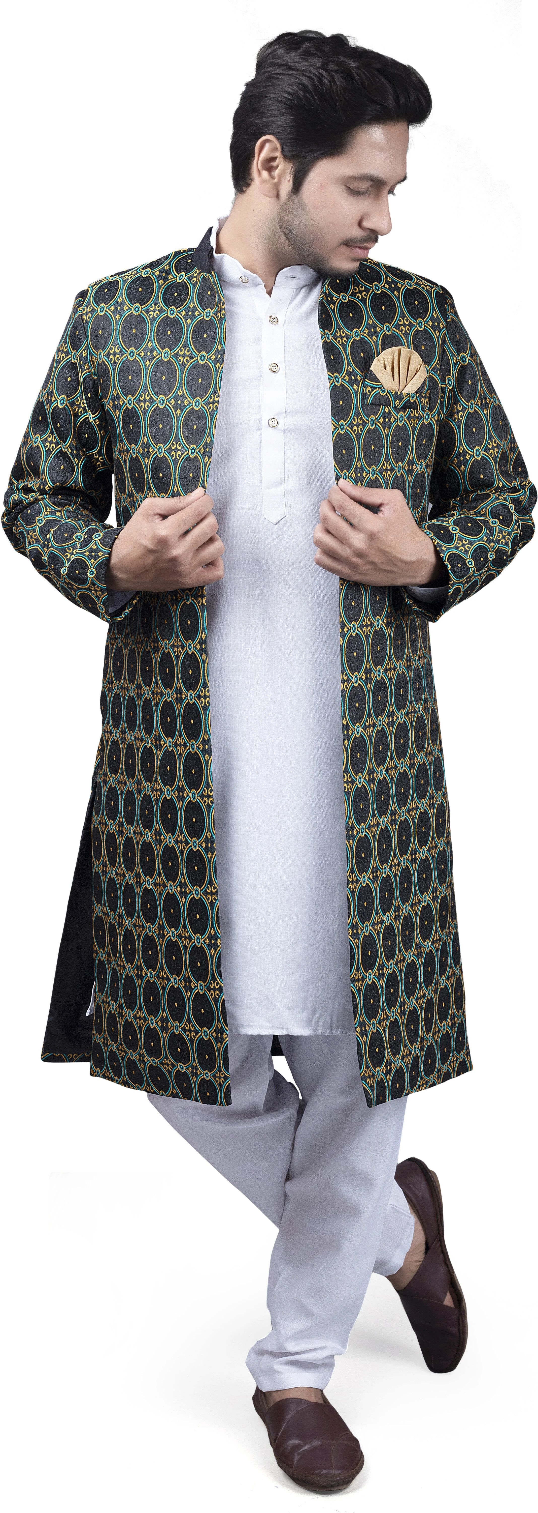 HOC Printed Sherwani-image-31