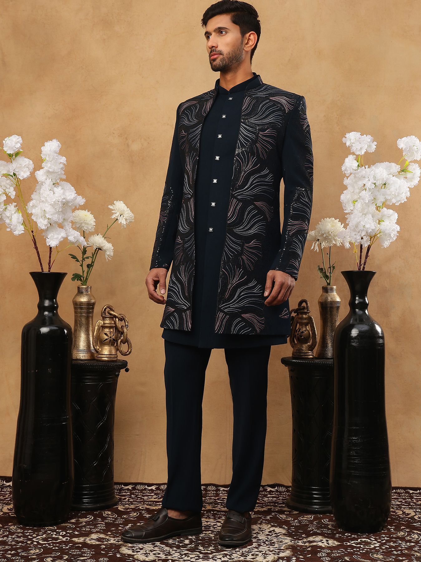 Jompers Embroidered Sherwani-picture-35