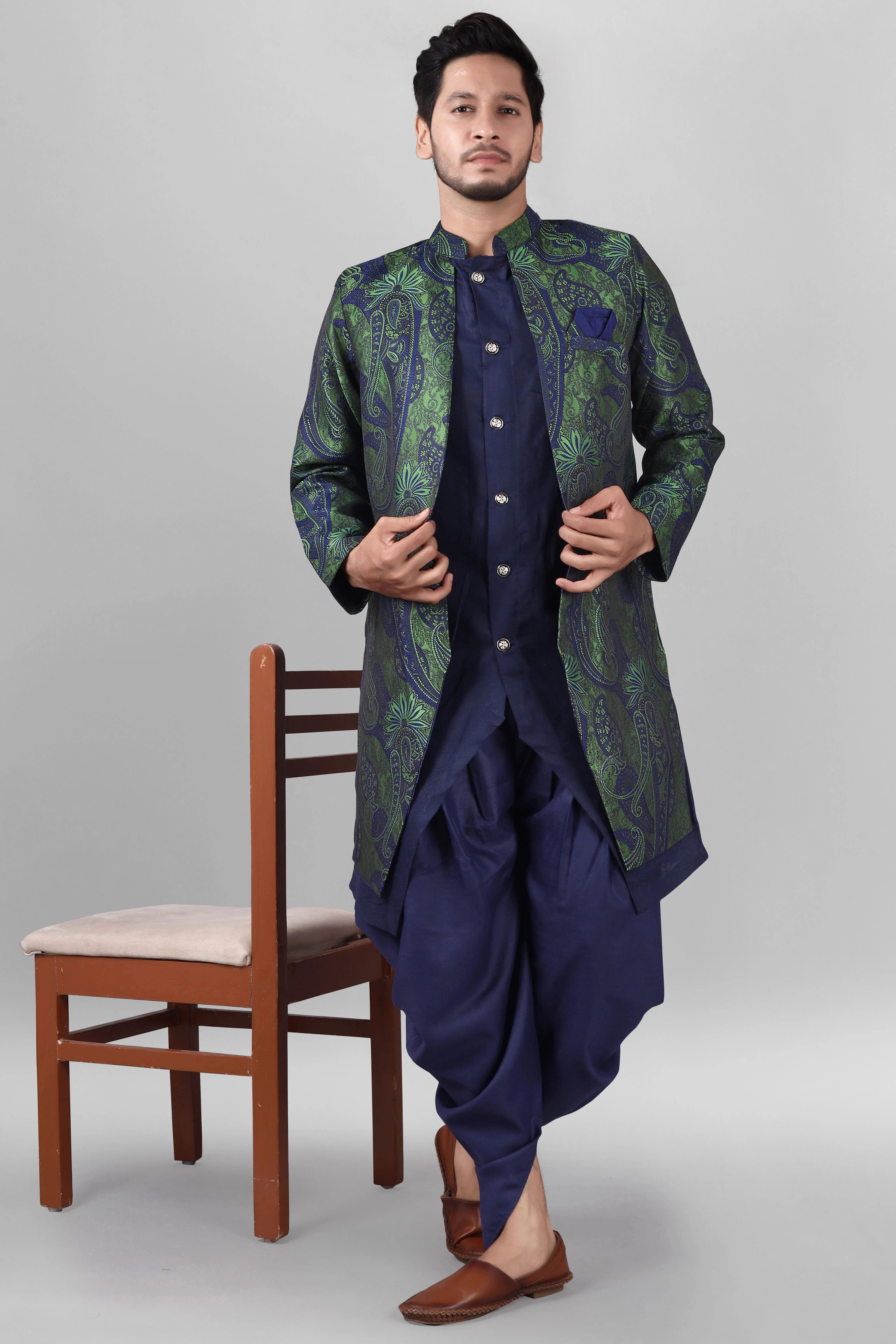 XEPON Solid Sherwani-picture-36