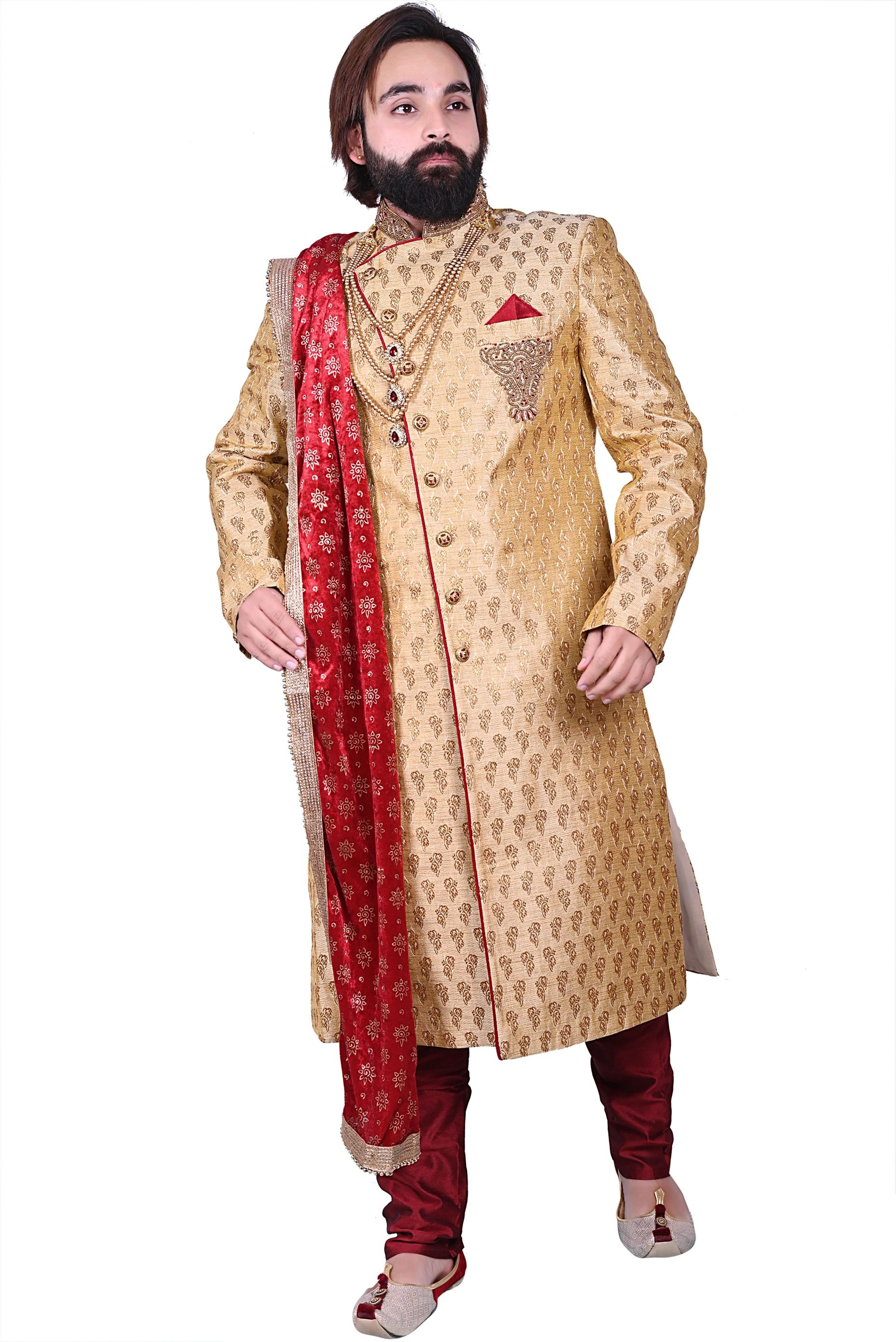 Diamond Style Tradition Premium with Modern Style Royal Classic Elegance for Every Occasion Embroidered Sherwani-picture-19