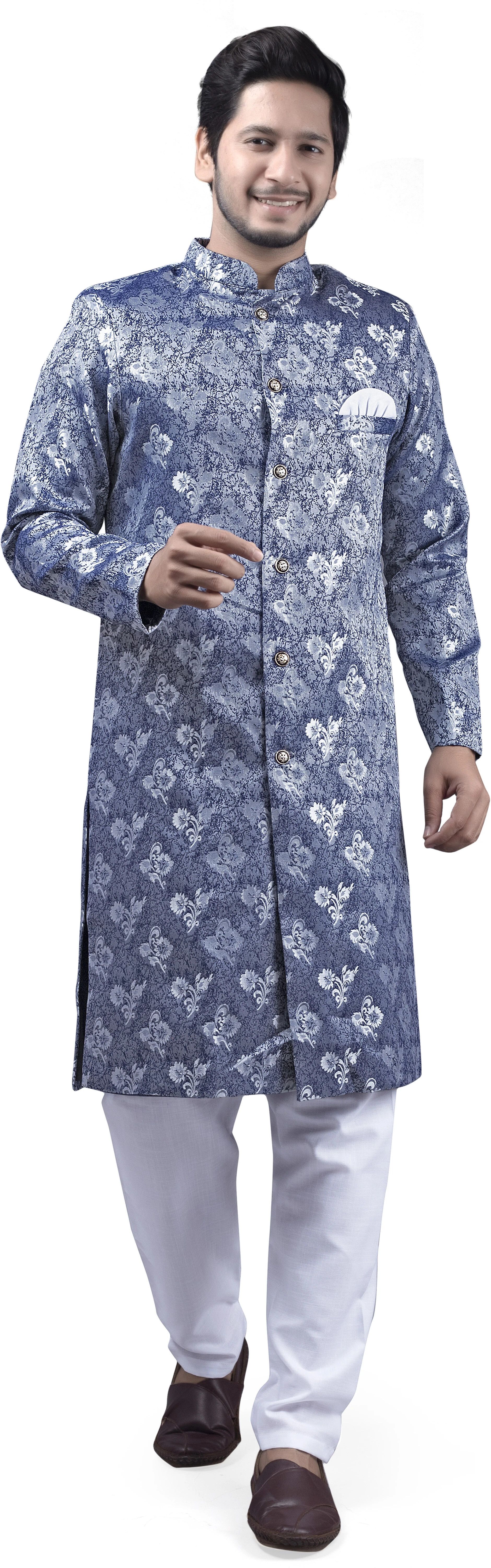 XEPON Woven Sherwani-picture-32