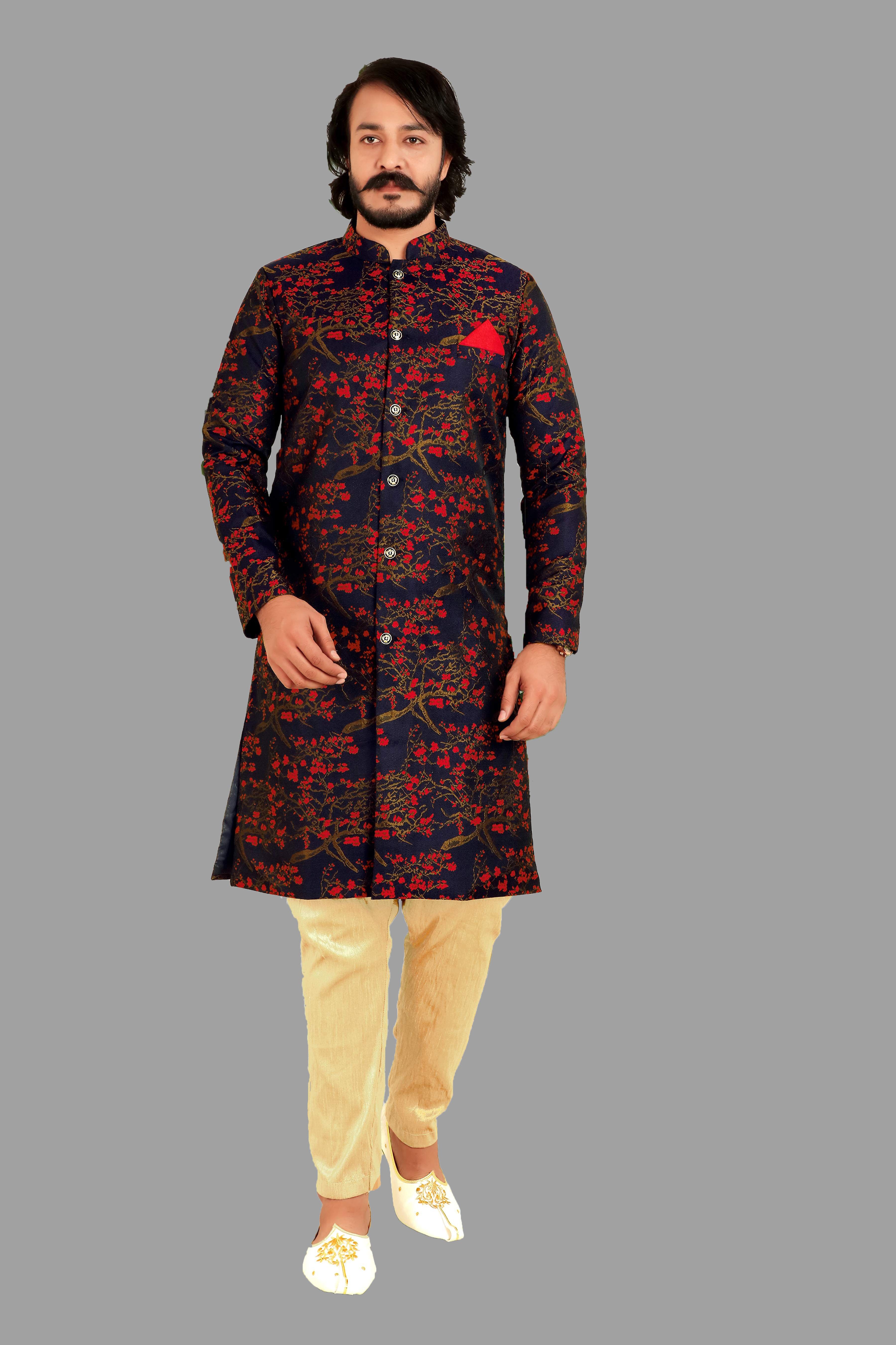 N.B.F Fashion Printed Sherwani-image-11