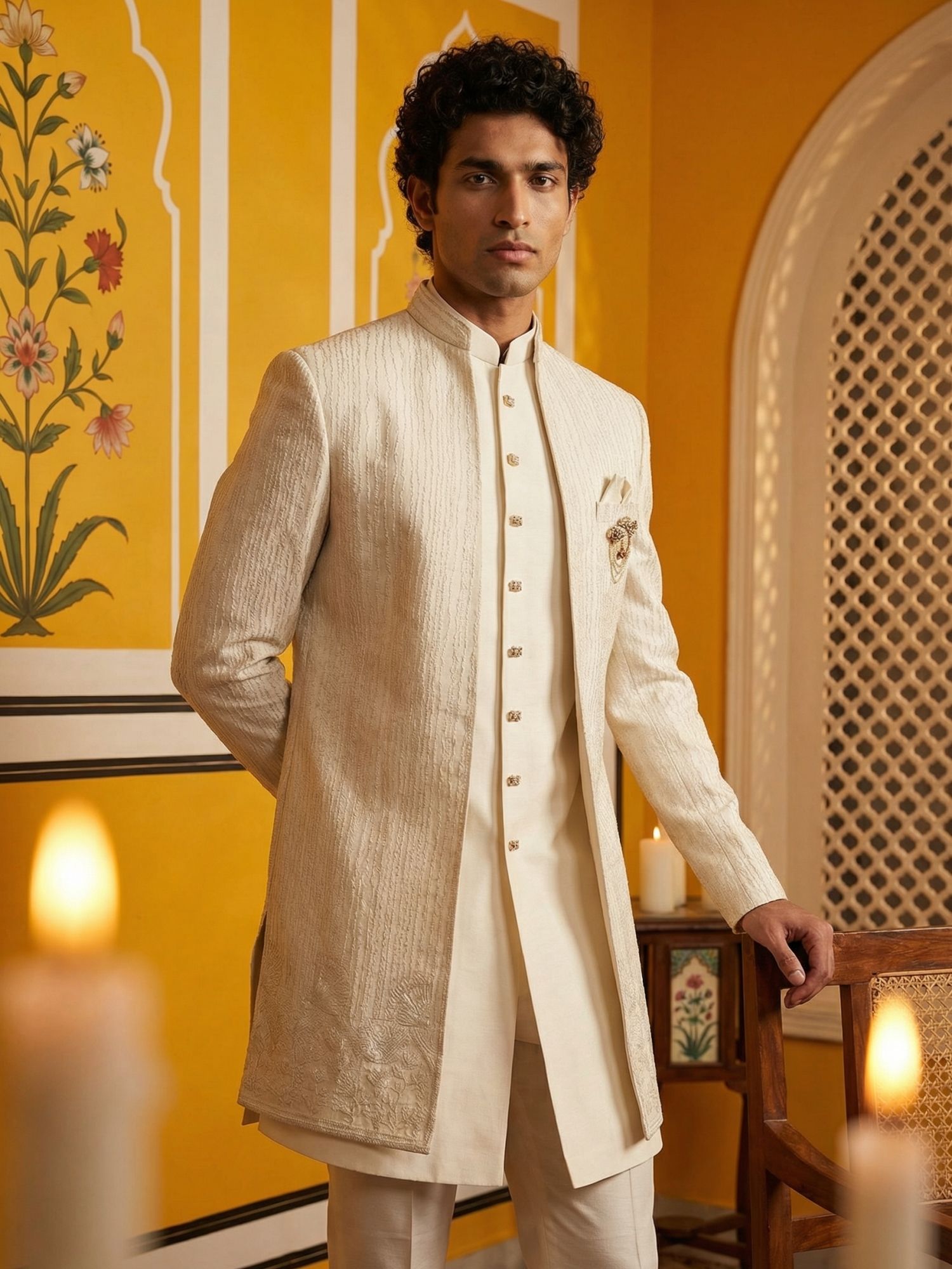 Jompers Embroidered Sherwani-picture-31