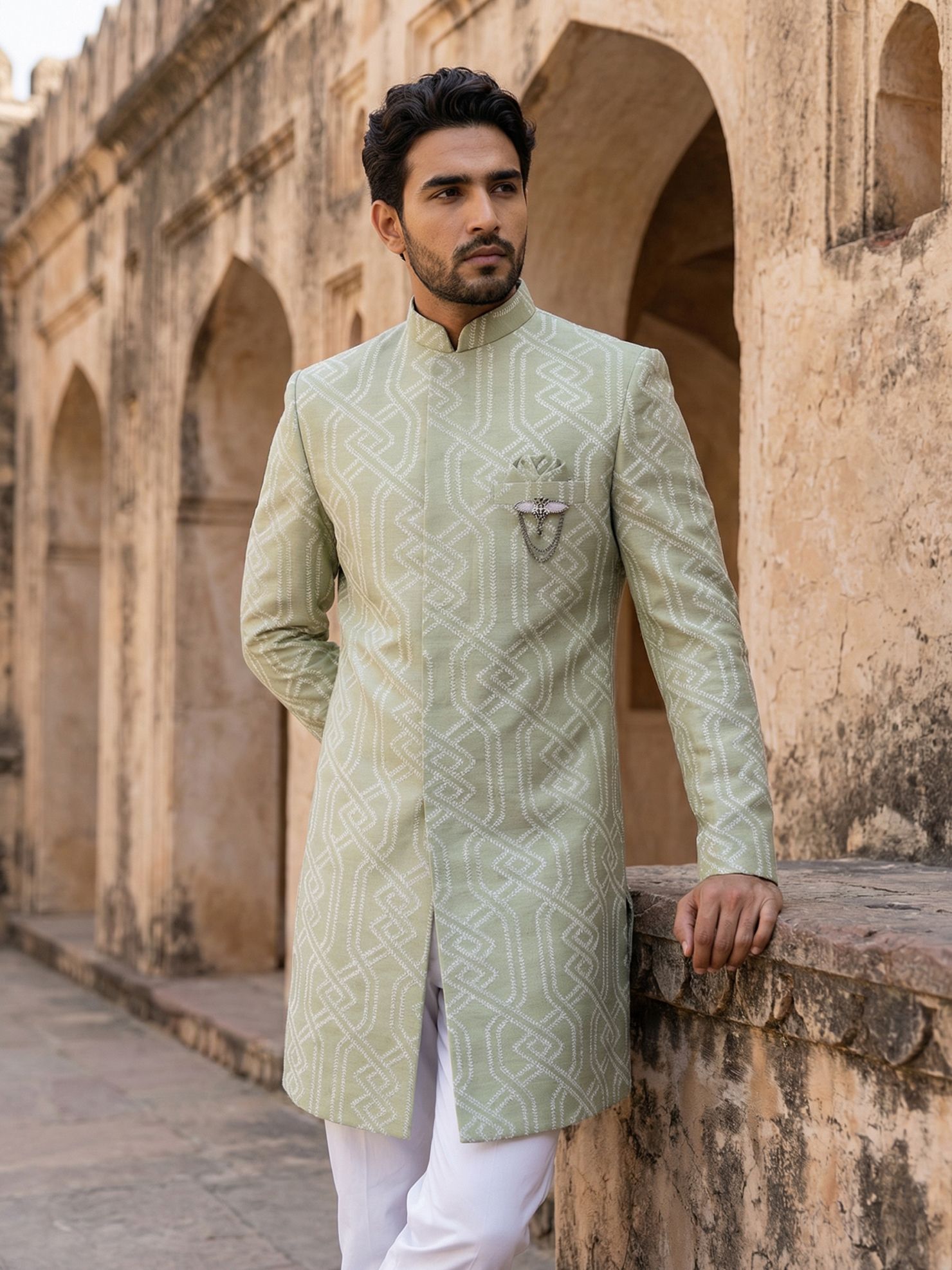 Jompers Embroidered Sherwani-picture-31